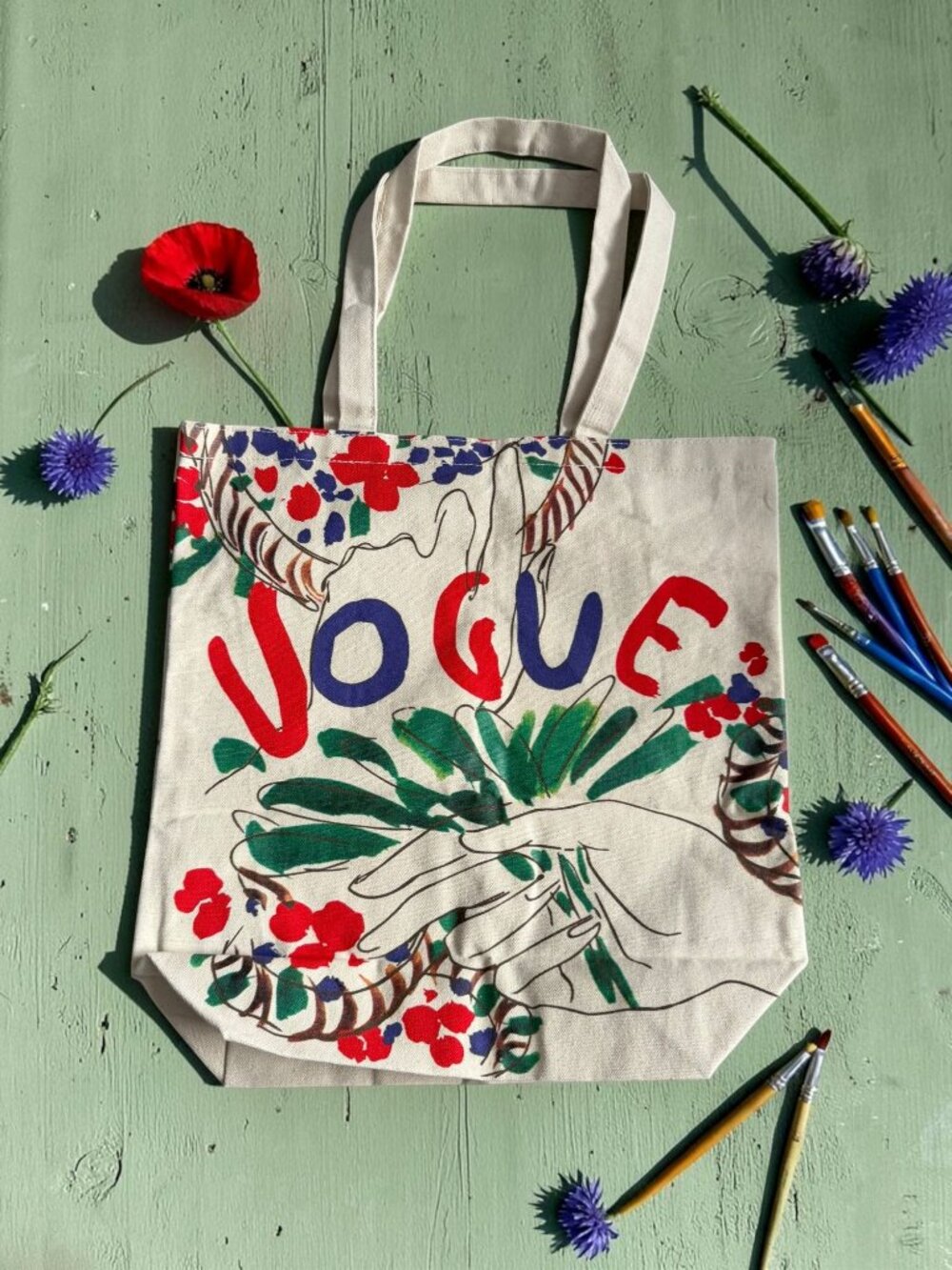 VOGUE Canvas Subscriber Tote Shoulder Bag NEW NWOT